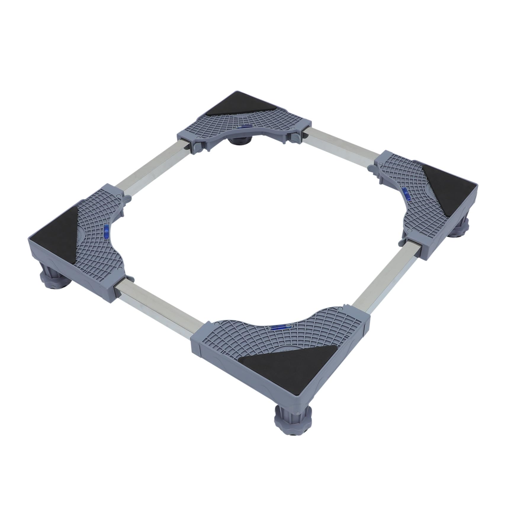 Soporte Móvil Patas Fuertes de Plástico Refrigerador y Lavadora para Base Ajustable Resistente y Desmontable Ruedas Giratorias 360 Grados para Limpieza y Reparación