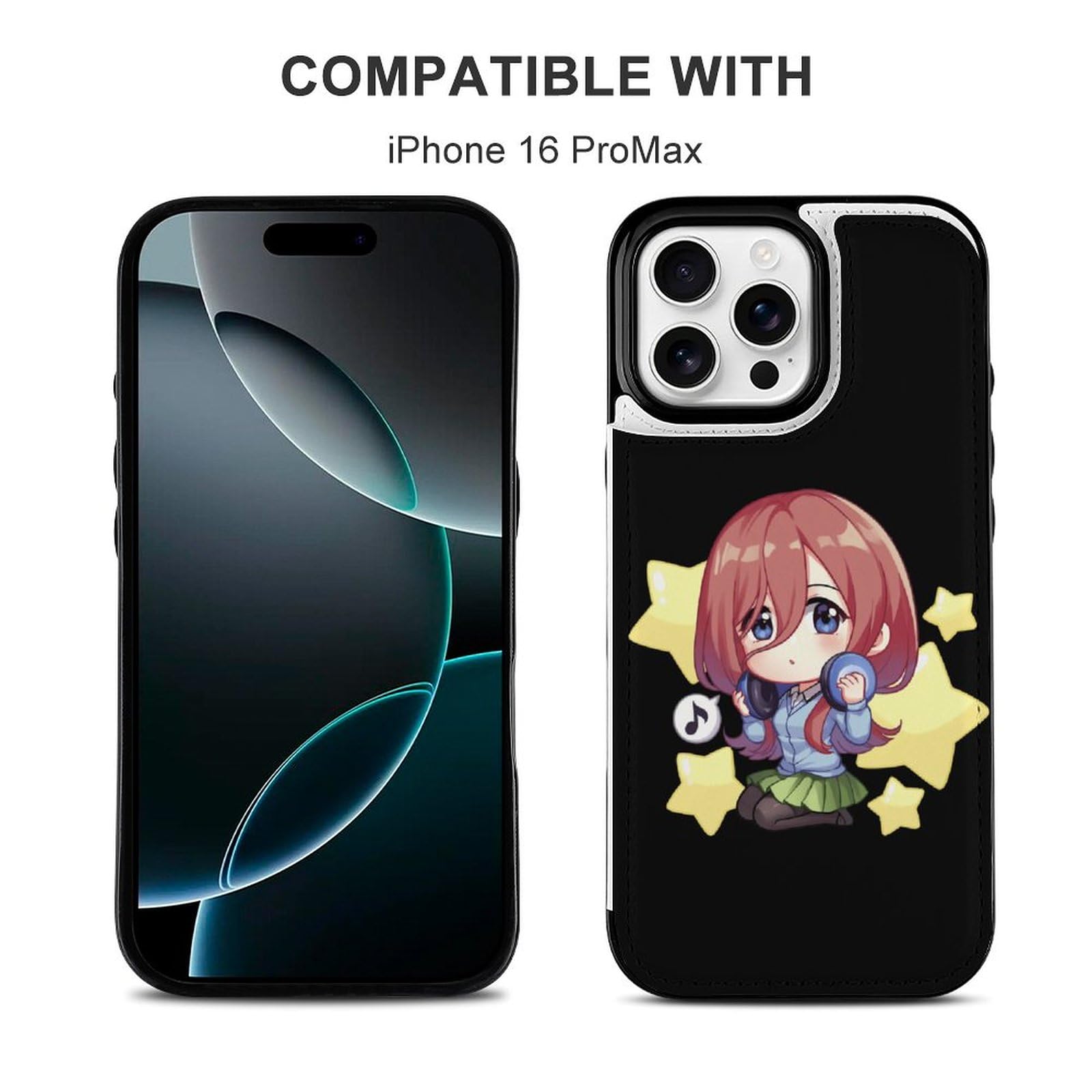 Amazon.co.jp: iPhone 16 ケース 手帳型 五等分の花嫁 中野三玖 iPhone