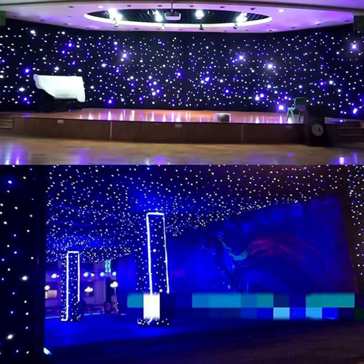 Controllable Led Lights Stage Background Wedding Starry Sky Background LED Starry Sky Backdrop - 8 Channel ...