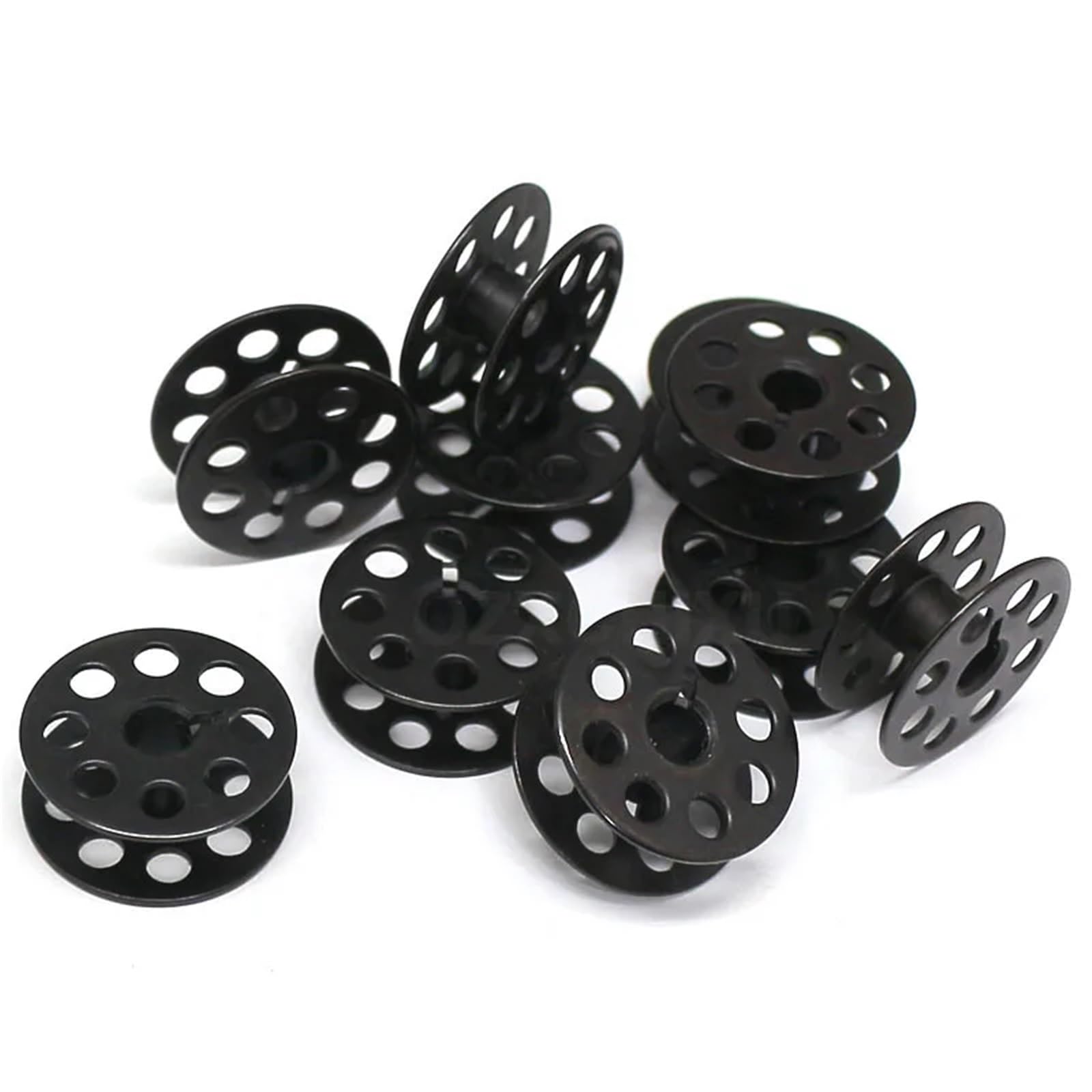 Szpulki do maszyn do szycia 50/100 szt. 25mm czarne szpulki do maszyn szycia przemysłowych akcesoriów z pojedynczą igłą(50pcs)