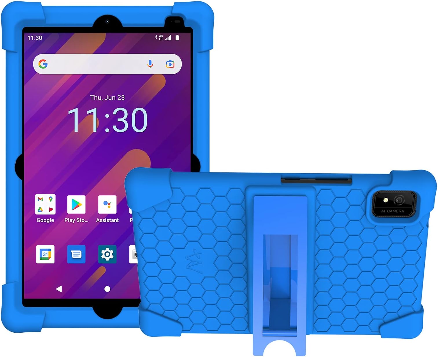 MOXEE Tablet 2 Case/Moxee MT-T8B22 Tablet Case, Transwon Kids Case for MOXEE Tablet 2 Case 8 Inch Model MT-T8B22 2022 Released (NOT for MT-T800) - Blue