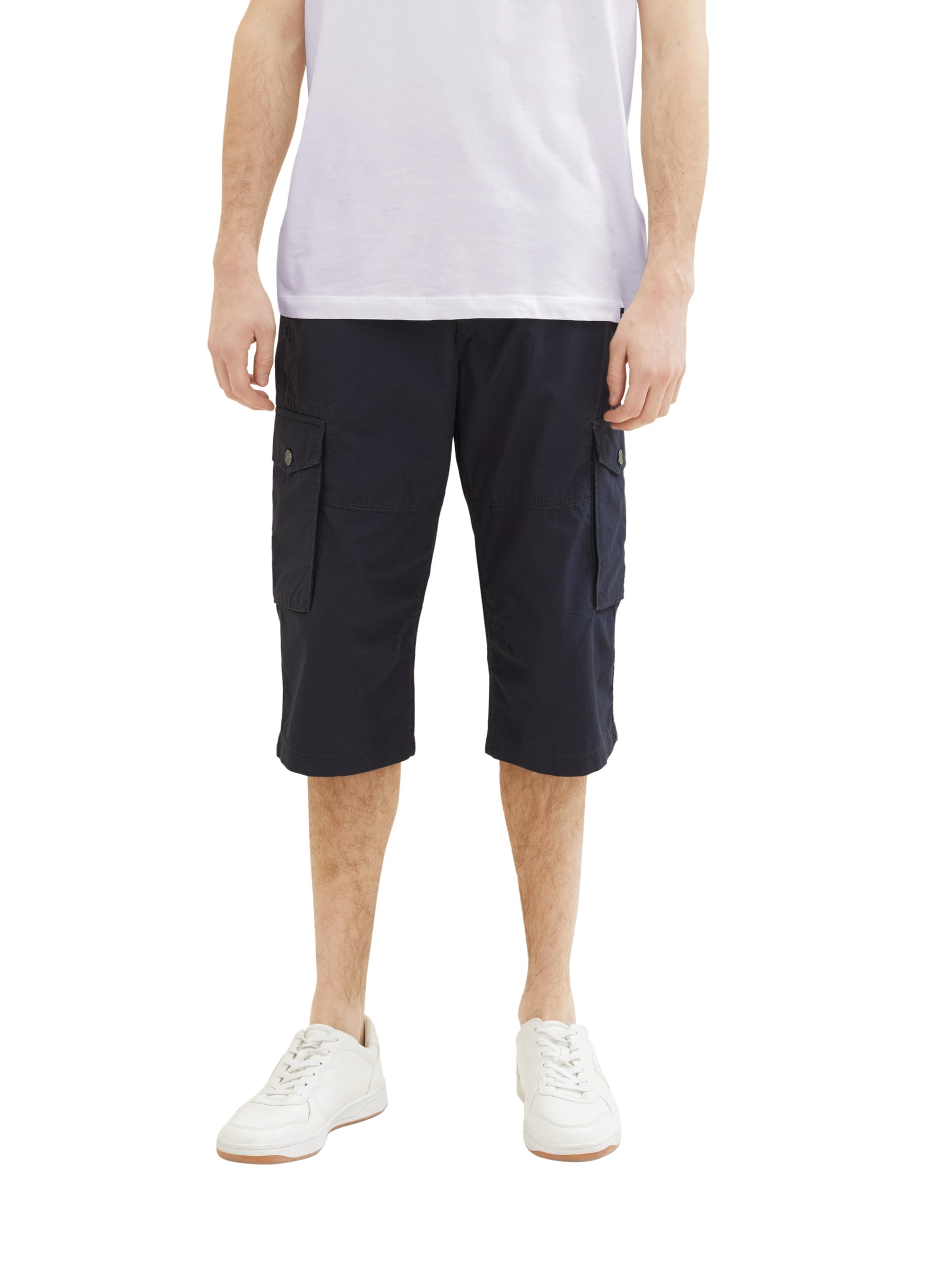 Tom Tailor Herren Relaxed Fit Overknee Cargo Shorts 1040225
