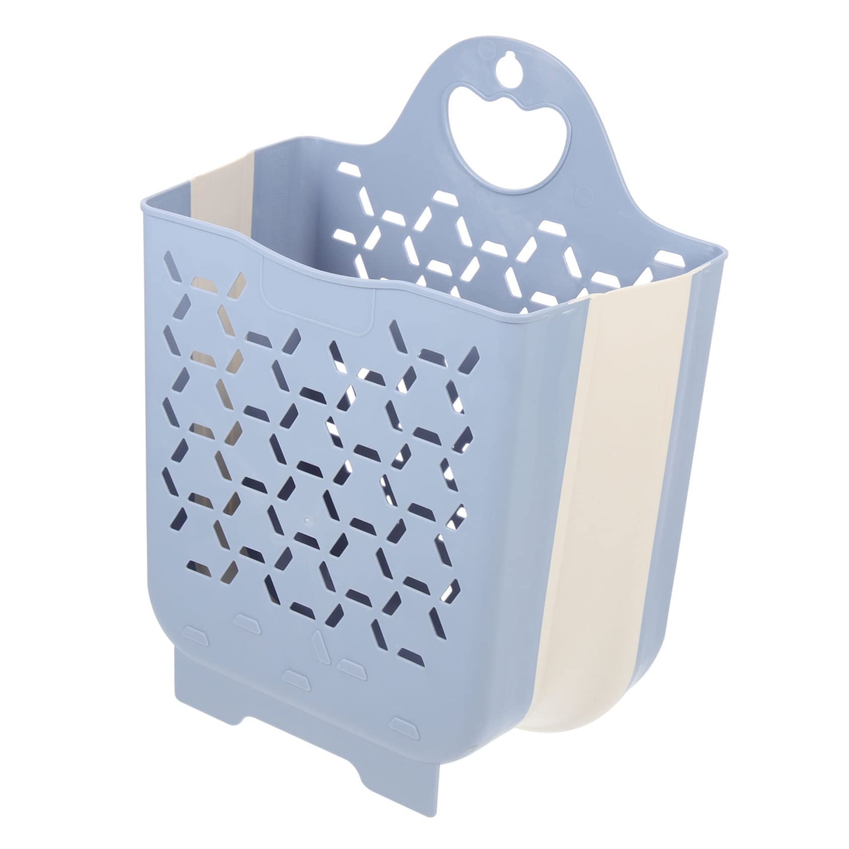 Panier à linge mural et pliable pour optimiser votre salle de bain - 8