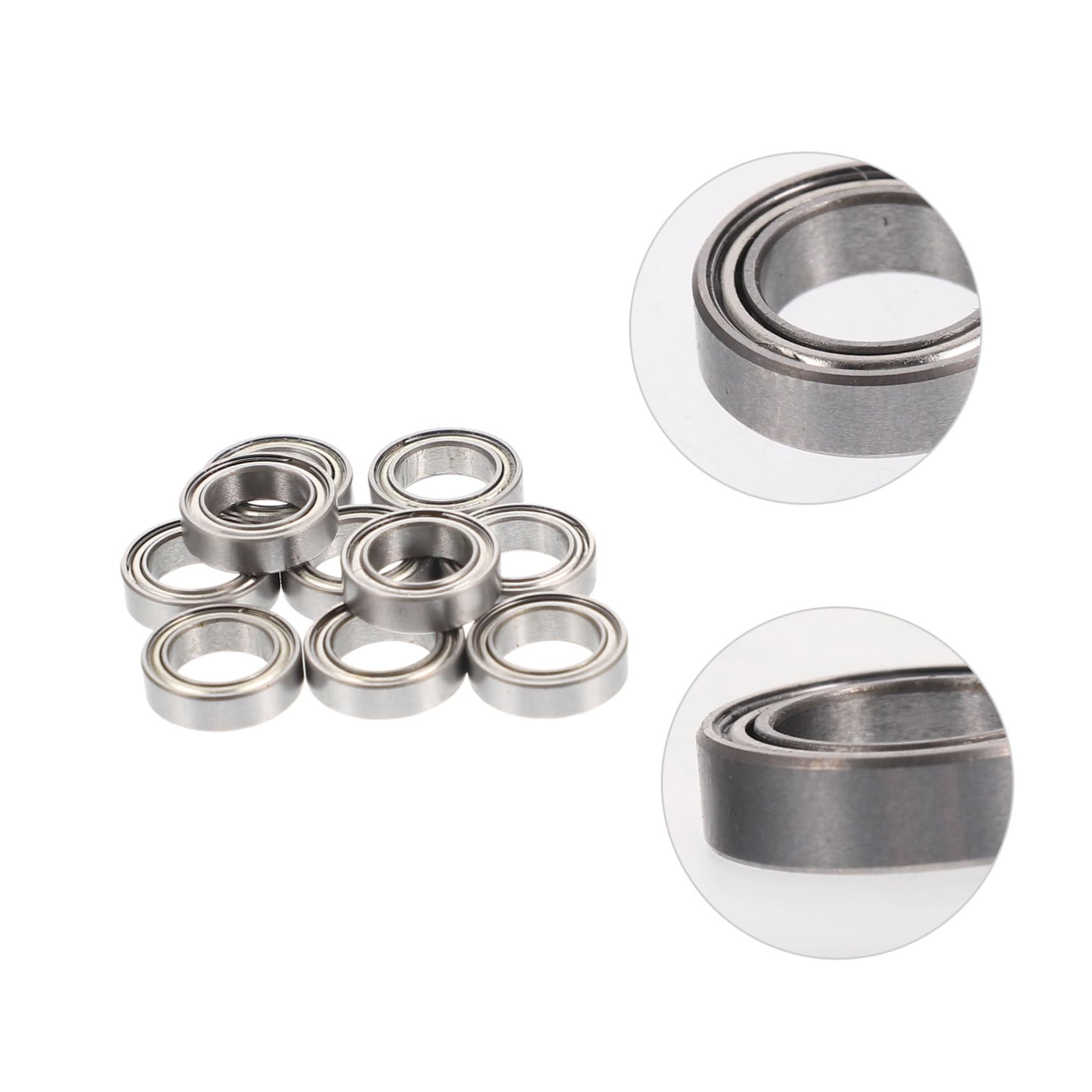 GLEAVI 3sets Remote Control Car Metal Bearings 144001 Size Car Accessories Steel Ball Bearings 10pcs*3