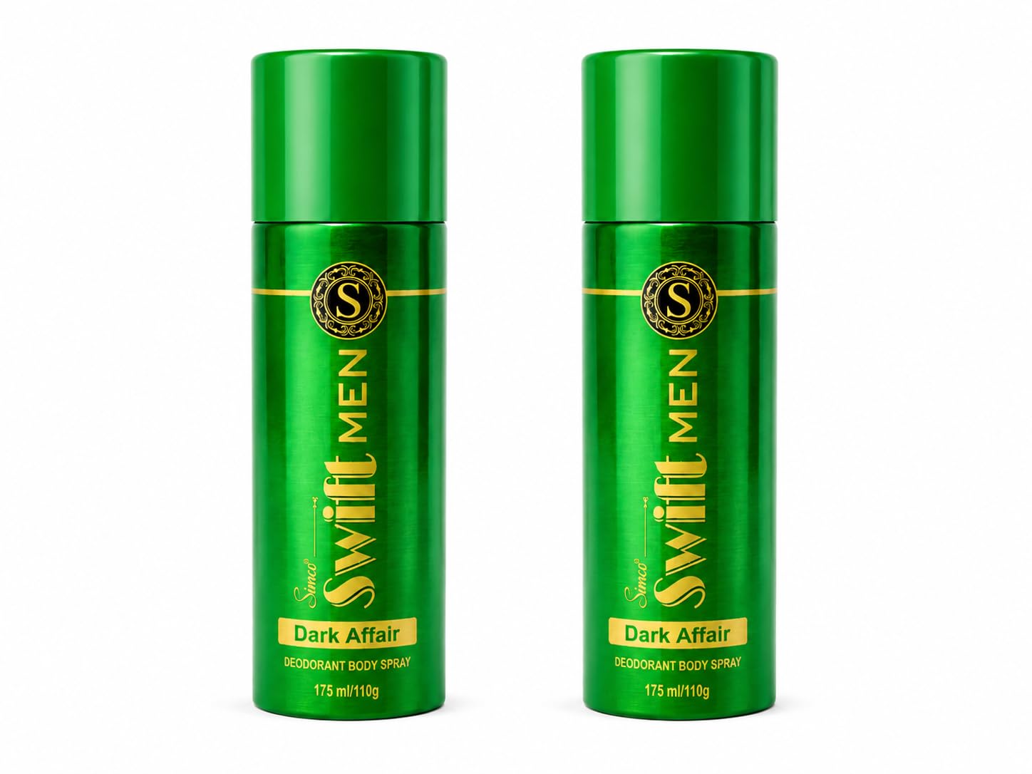 Simco Swifit Men Dark Affair Deodorant Body Spray, 175 ml each | Combo Pack of 2, Long Lasting Freshness, Odour Protection, Skin Friendly Formula, For Daily Wear-image-15