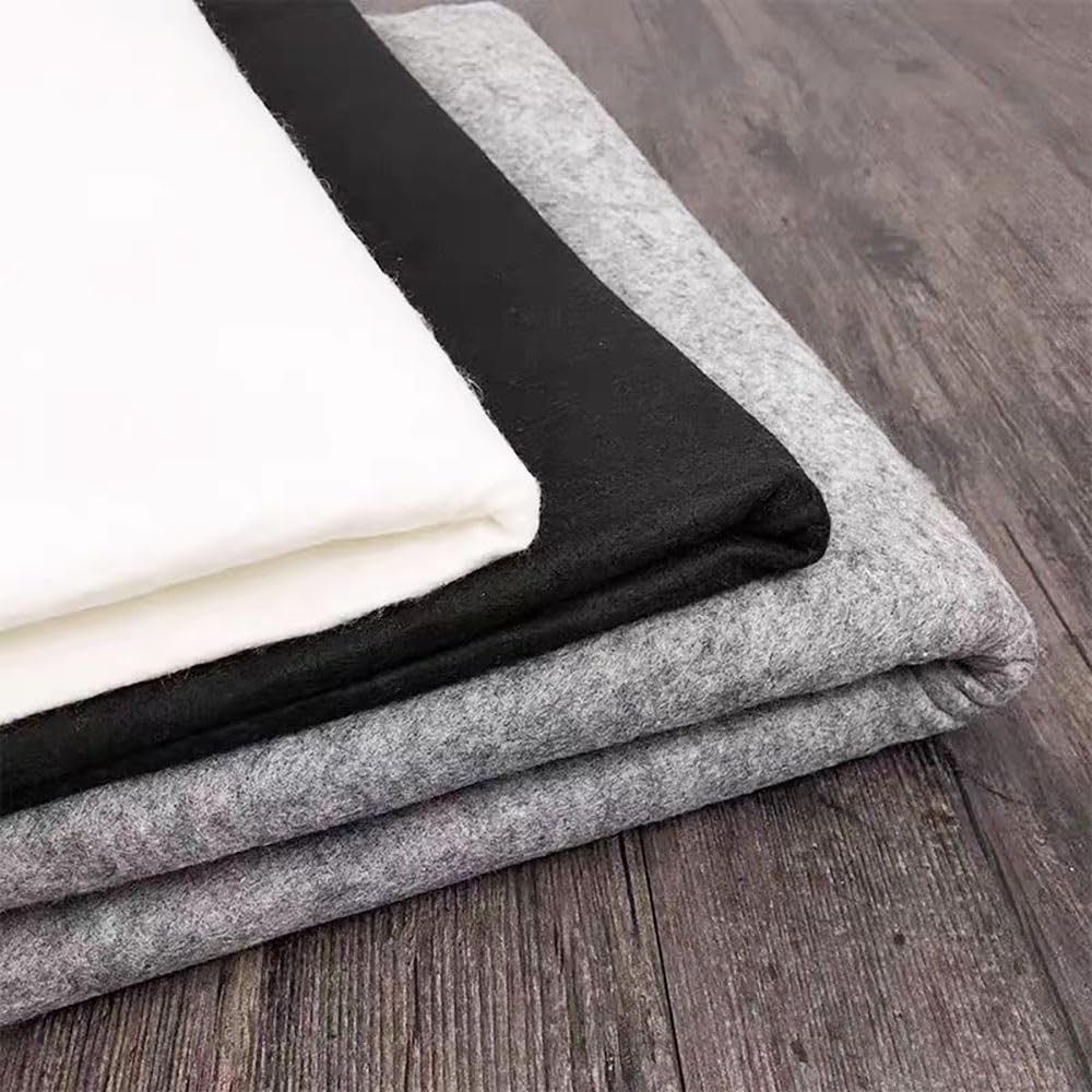 Mata Filcowa z Włókna Wełnianego 5mm Podkładka Mieszana 1 Szt | Miękka Powierzchnia Ochronna, Wszechstronne Projekty Artystyczne, Kaligrafia Malarstwo(Gray,120x240cm)