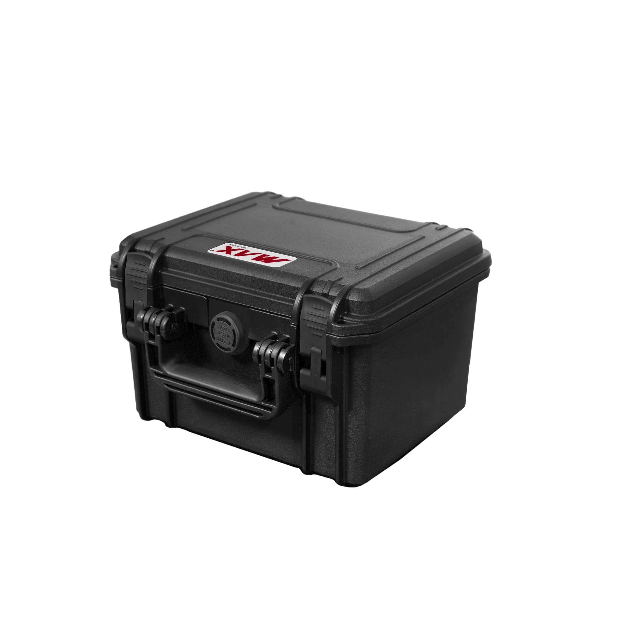 Max MAX235H155S Hartschalenkoffer für Fotografie-Ausrüstung, IP67, wasserdicht, strapazierfähig, Schaumstoff, Flight Case, Schwarz, Única