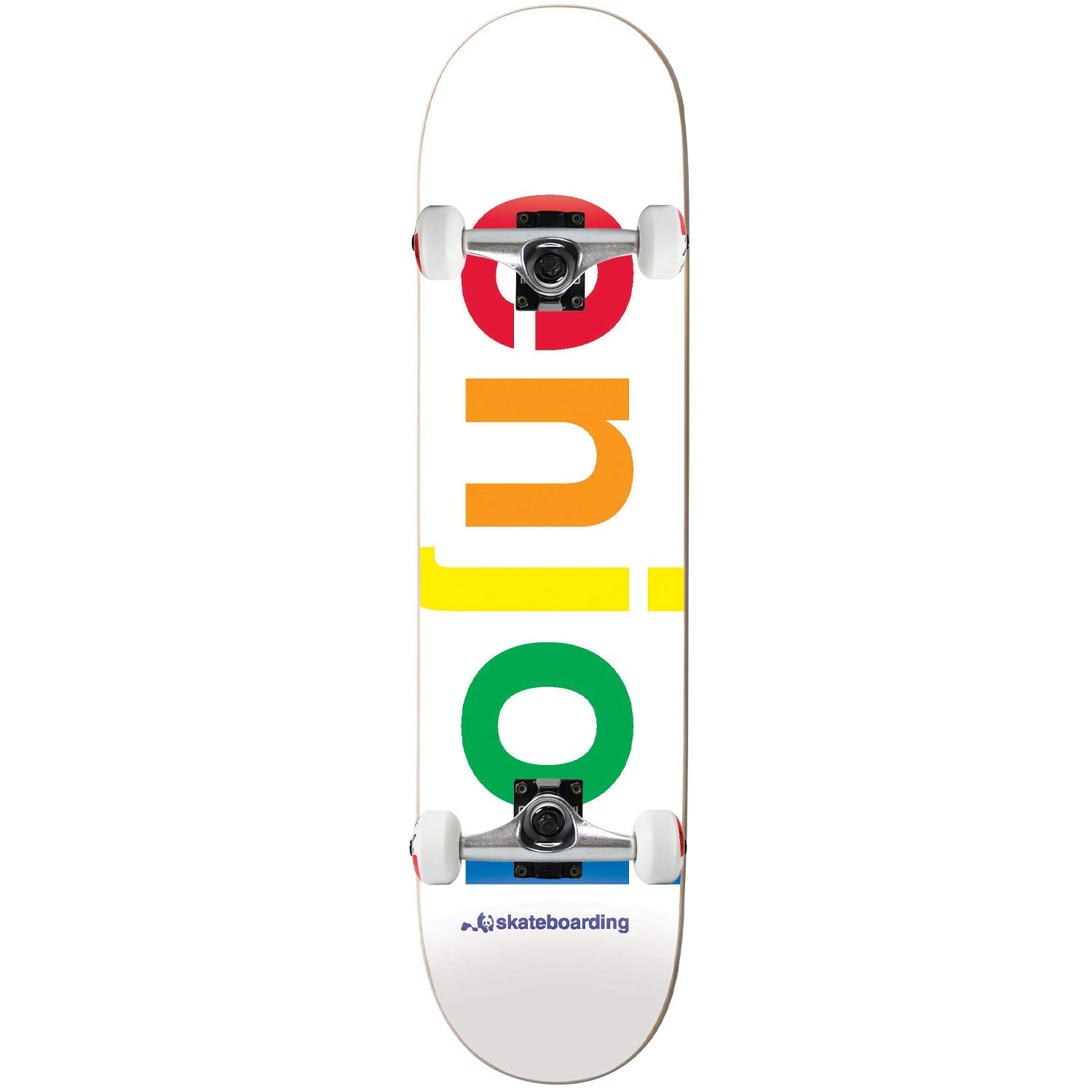 Enjoi Skateboard Assembly Spectrum White 9" Complete