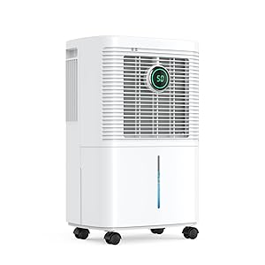 Innvitop Deumidificatore Casa Muffa 16L / 24h con Display Digitale Dell’umidità, Deumidificazione Smart, Asciugabiancheria, Timer, Tanica Estraibile, per Camera da Letto, Cantina, Lavanderia