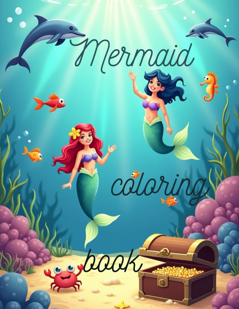 Mermaid Coloring Book for Kids Ages 4-8: Fun and Magical Underwater Adventures with Mermaids!: Mermaids - Part 1 (Colouring books)