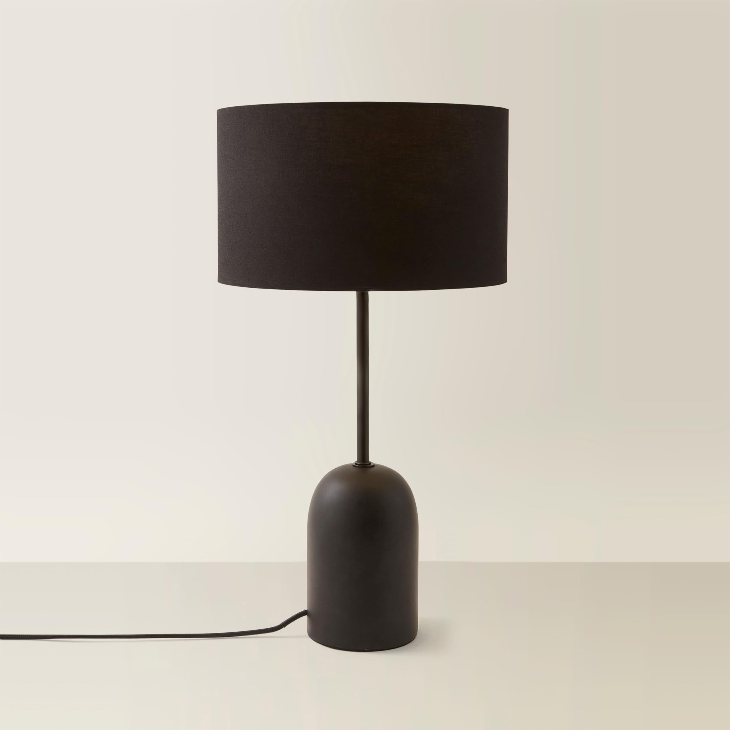 ValueLights | Kaiden Dome Table Lamp with Black Drum Shade | Table Lamp, Home Décor & Improvement Essential