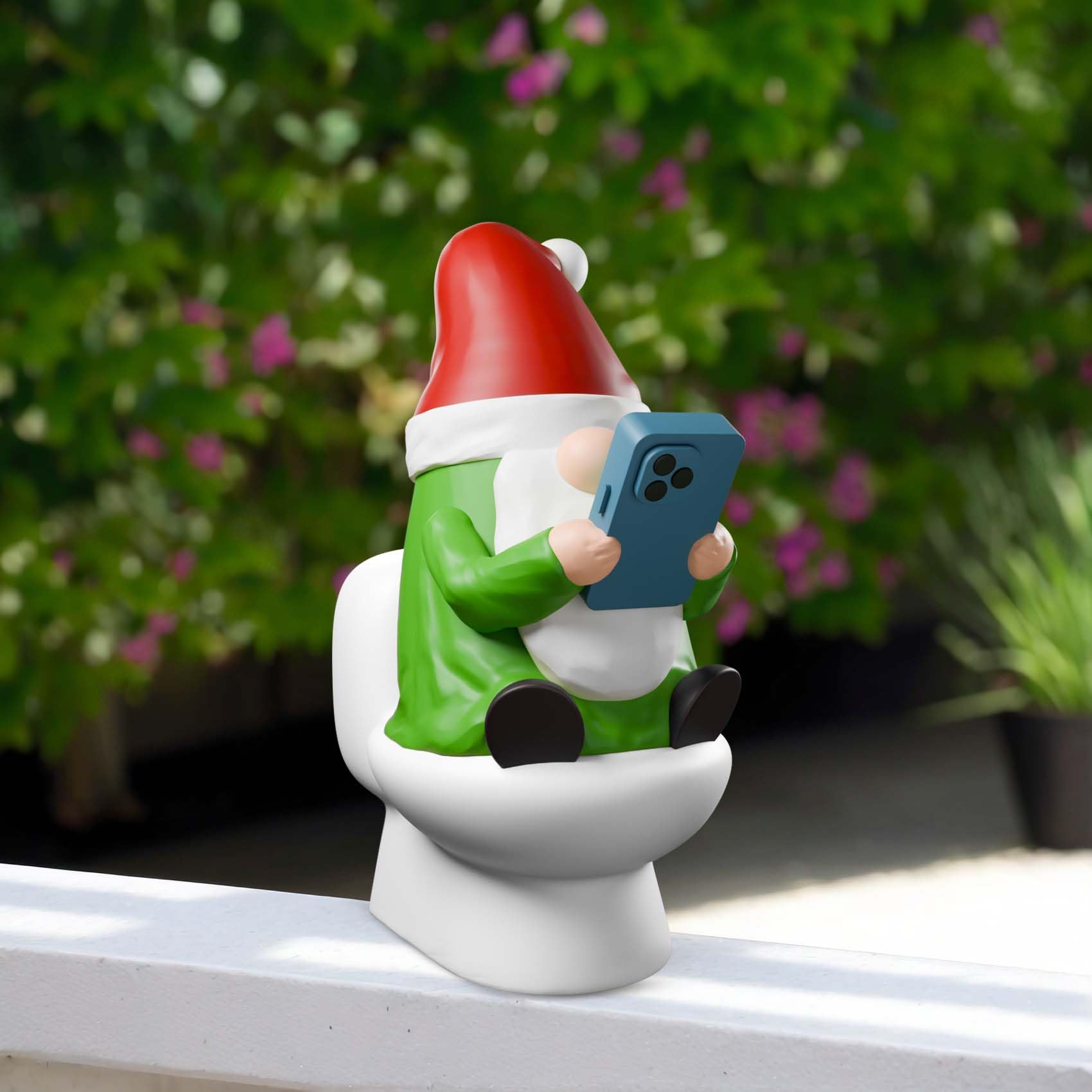 YUSWBCO Nano Da Giardino Con Dito Medio – Divertente, Colorato E Resistente Alle Intemperie!