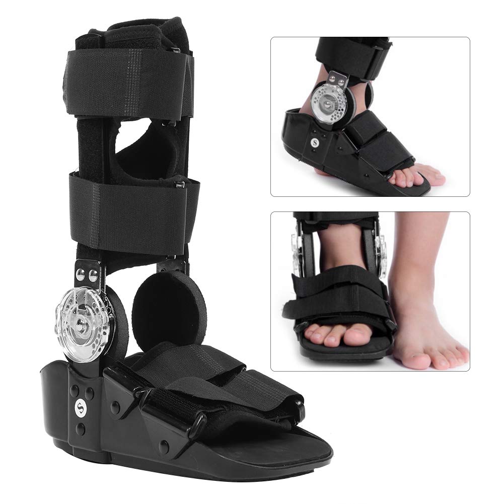 Soporte para bota para fractura de tobillo, soporte y bota protectora para fracturas en el pie de la pierna, cirugía posterior al ligamento y tendón, esguinces de tobillo y reparaciones de Aquiles