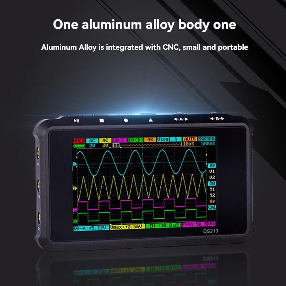 Digitaler Logikanalysator LA104, 4-K-Oszilloskop, SPI IIC, UART, programmierbar, maximale Abtastrate von 100 m, Sa/S