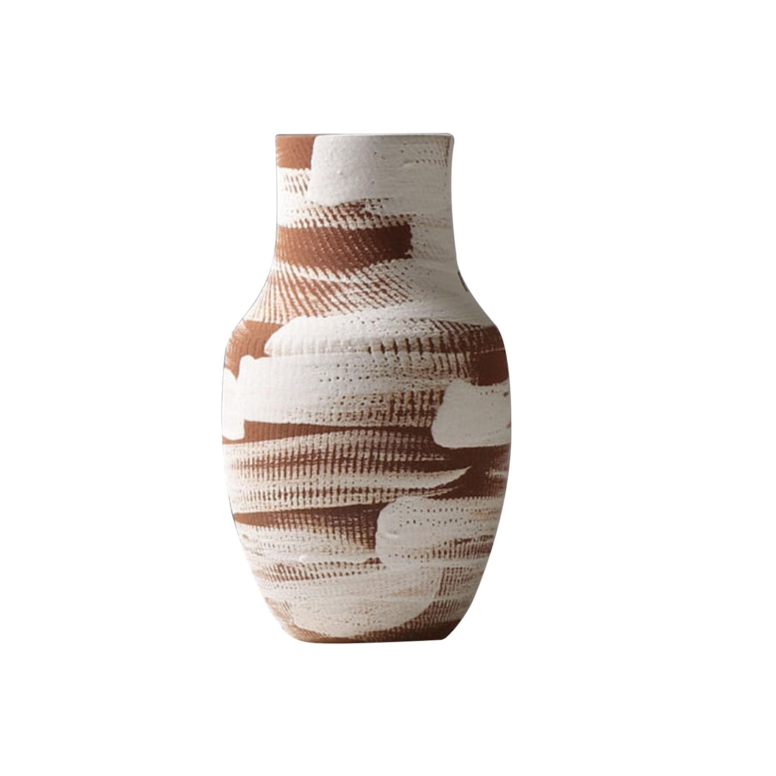Nzzkoides Q5 Large Art Ceramic Vase, Creative Decorative Vase, Ornament For Living Room, Bedroom, Restaurant, Hotel, Farmhouse, Villa, Irregular Shape(Size:17 * 17 * 31.5Cm,Color:q5)
