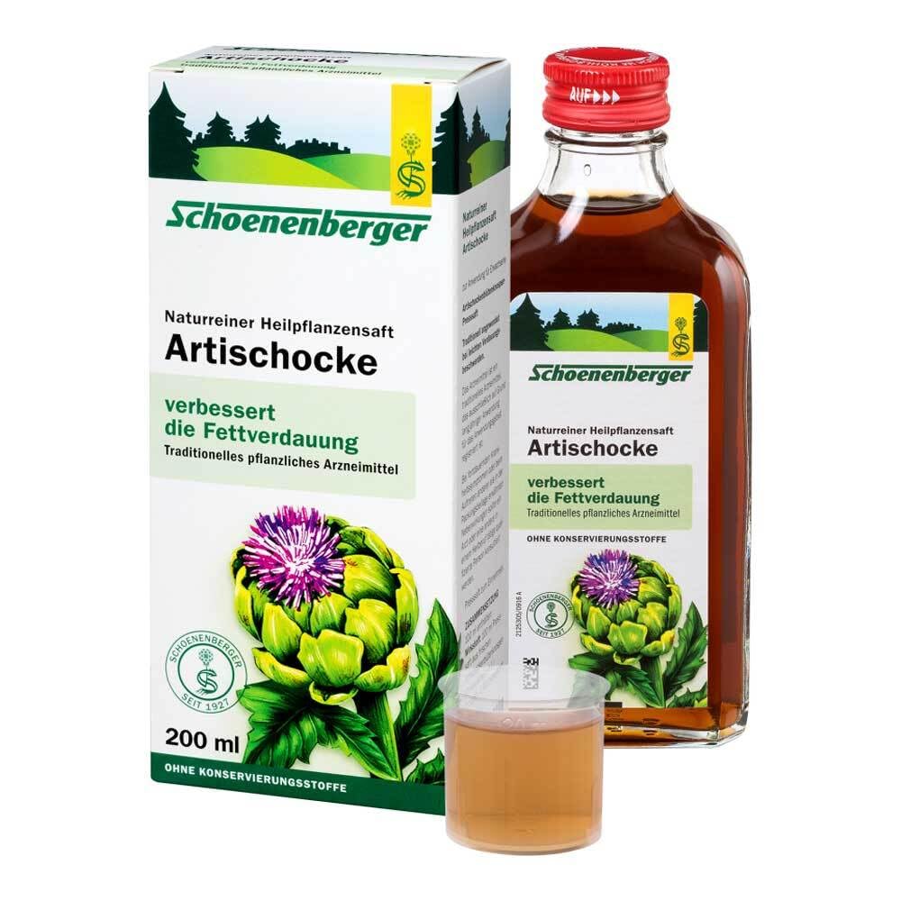 Schoenenberger Naturkosmetik Artischocken-Saft