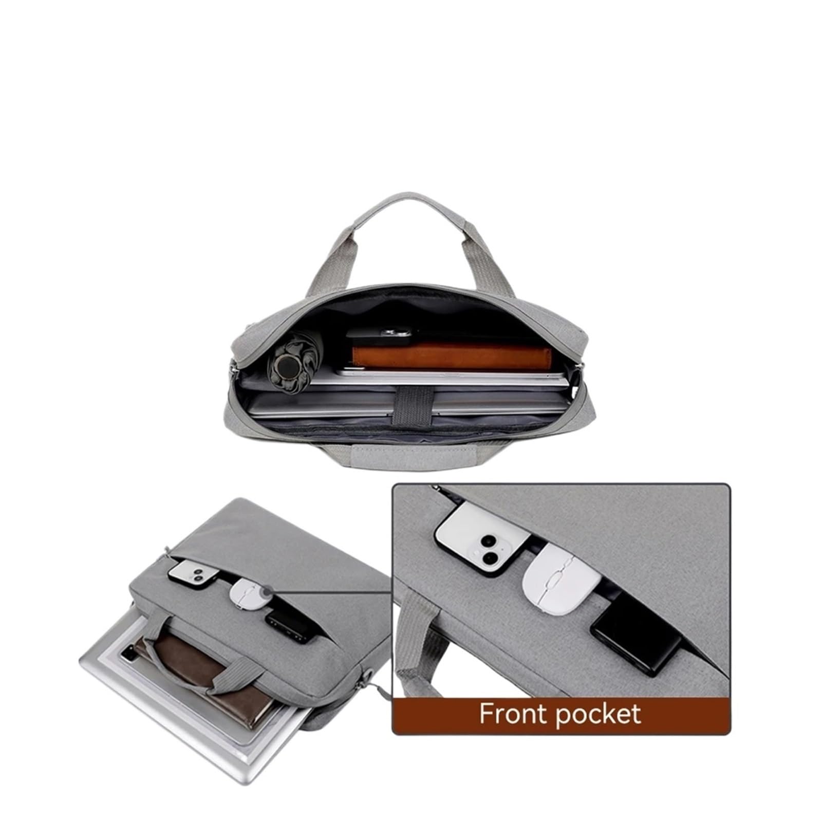 Custodia per laptop da 14-15,6 pollici, custodia protettiva impermeabile per notebook e tablet, borsa portatile da viaggio con manico (14/15/15,6 pollici), leggera e resistente (rosa 15,6 pollici)