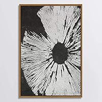 SIGNWIN Canvas Wall Art Black and White Flowers Canvas Prints Home Artwork Decoration for Living Room,Bedroom - 16