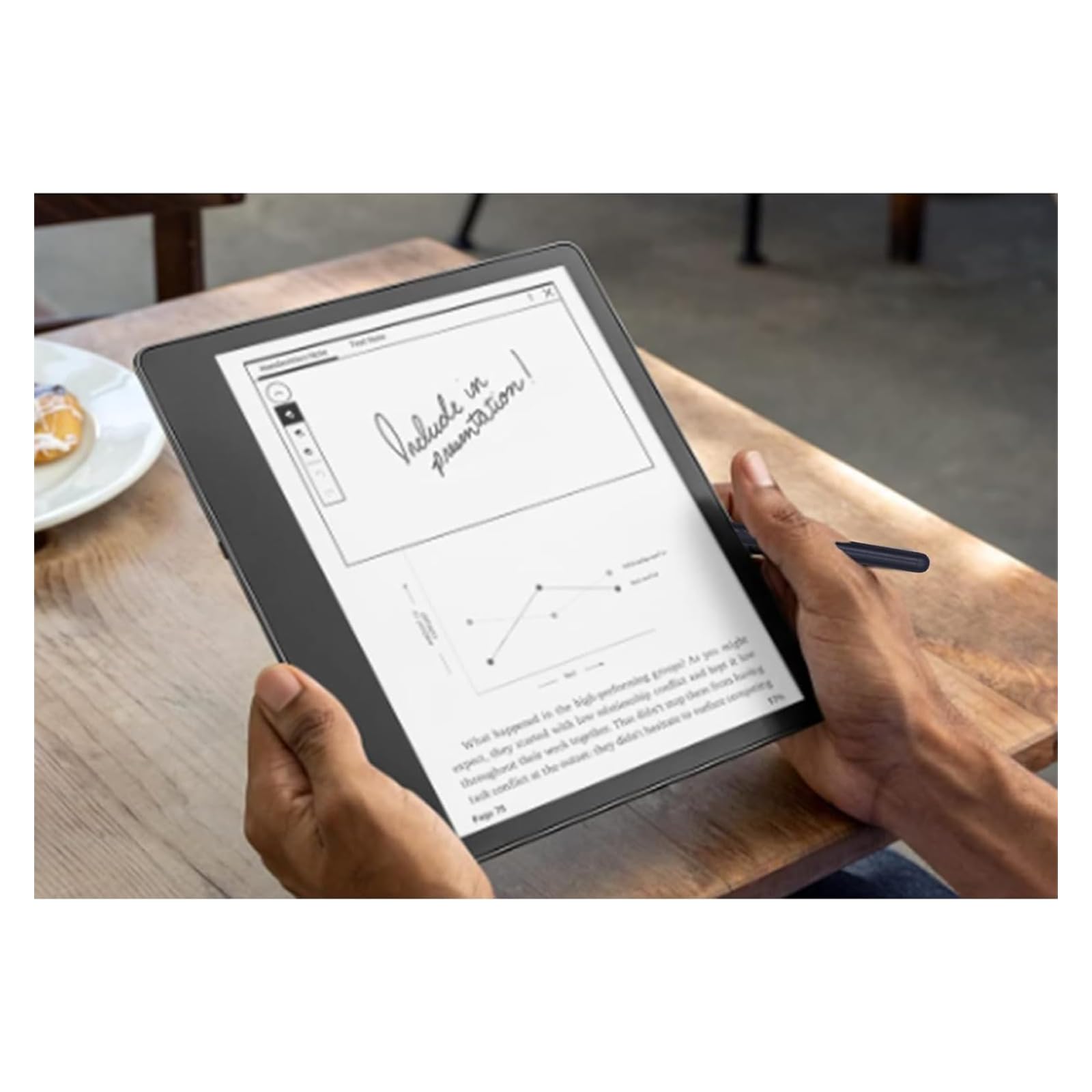 Sostituzione per Kindle Scribe Premium Stylus Pen - Penna di adsorbimento magnetico per scrittura digitale, con sensibilità alla pressione 4096 (Nero)