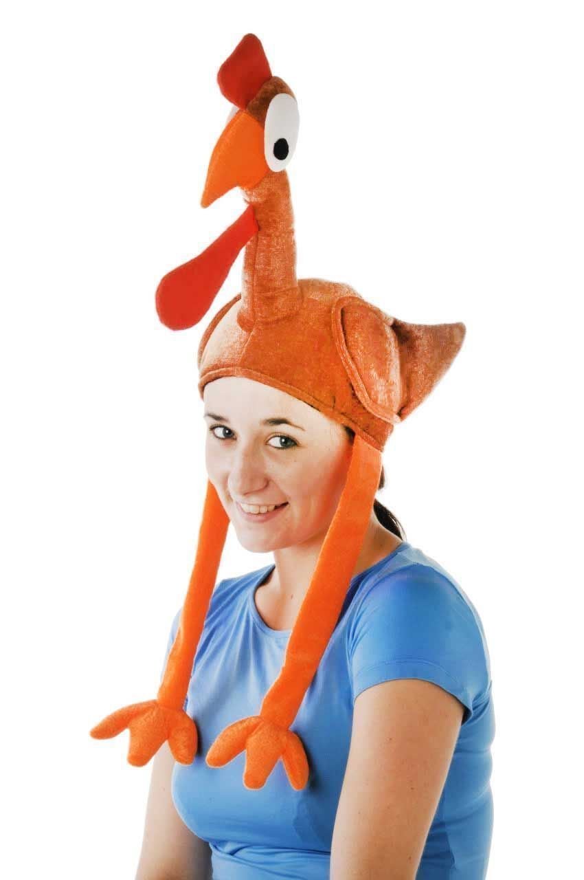 Shatchi Hat Novelty Plush Christmas Turkey Gobler Hat Costume Christmas Fancy Dress Party Xmas Office Fun from B&Q