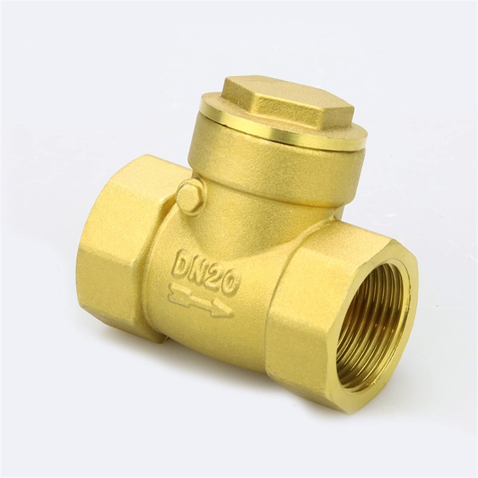 1/2 quot; 3/4 quot; 1 quot; 2 quot; Clapet anti-retour à bouche en fil de laiton horizontal clapet anti-retour à filetage femelle en laiton 1 pièces (Size : 1-1/4")