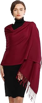 Women's Scarf Pashmina Shawls and Wraps for Evening Dress Bridesmaid Wedding Bridal Winter Warm Long Large Scarves