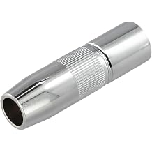 Welding Torch Nozzle, MIG Welding Tip, Copper Nozzle for 350A/500A Welding Gun, Thickened Heat Resistant Consumable, Silver, Pack
