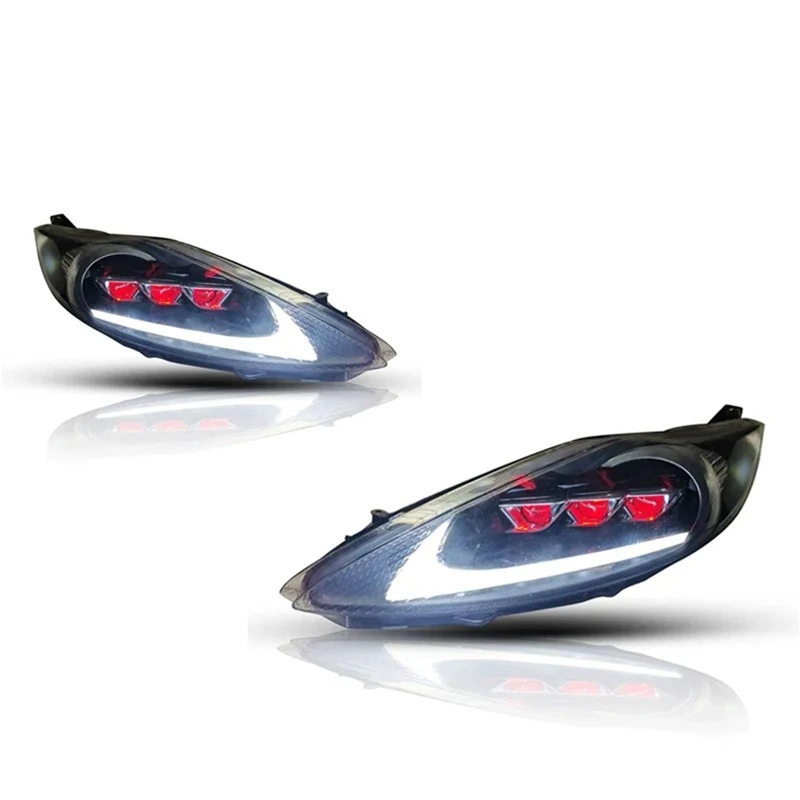 Faro Anteriore per Fiesta 2009-2012, proiettore, Luce Diurna, Accessori per Auto, luci per Auto, Gruppo Ottico Anteriore (fari/Una Coppia)