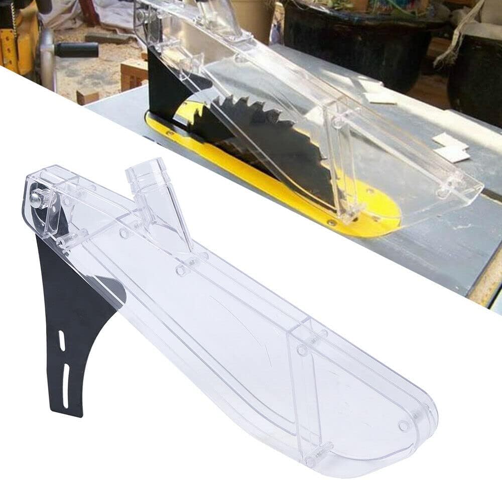 12" protezione lama per sega circolare da tavolo, in plastica, con copertura antipolvere