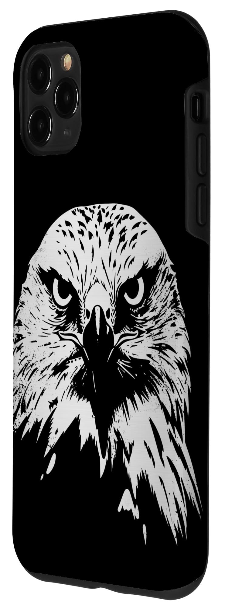 iPhone 11 Pro Max Fierce Eagle Head Design Patriotic American Bald Eagle Art Case - Image 2