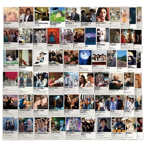 BDSHUNBF Lot de 113 Autocollants de Films Autocollants en vinyle Film Autocollant pour Ordinateur Portable, Valise, Skateboard, Laptop