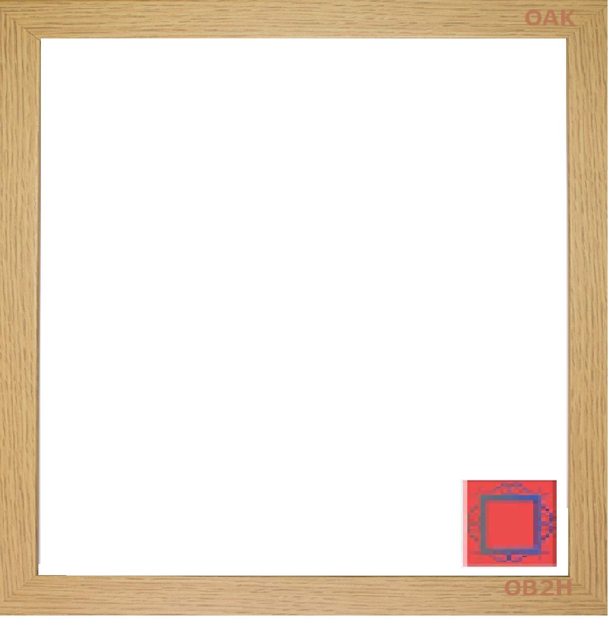 OB2H Oak Square Picture Frame (Oak, 30 x 30 cm)