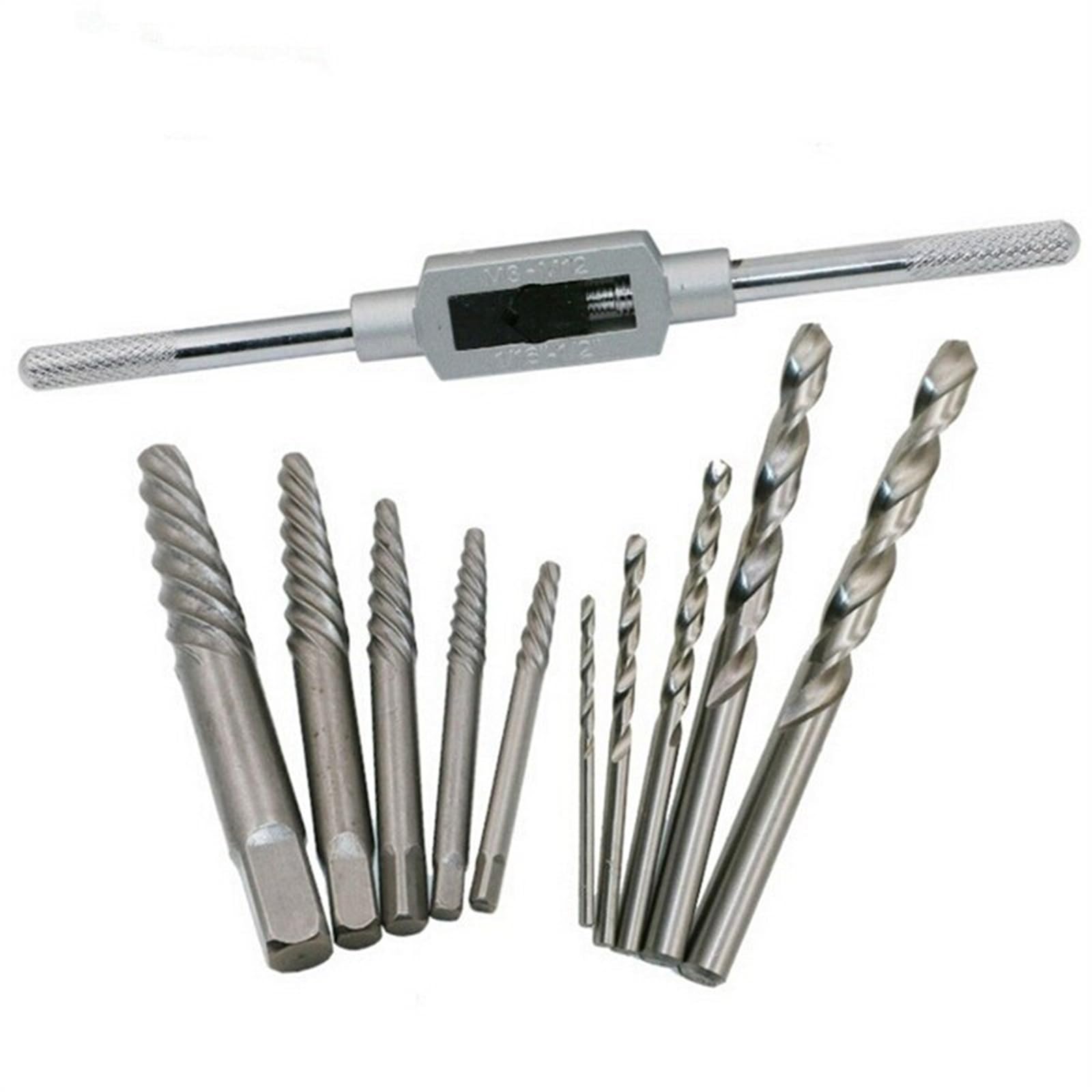 Zestaw narzędzi DIY, 11-elementowy ekstraktor do śrub, 3-10 mm, zestaw wierteł do nakrętek, zestawy narzędzi