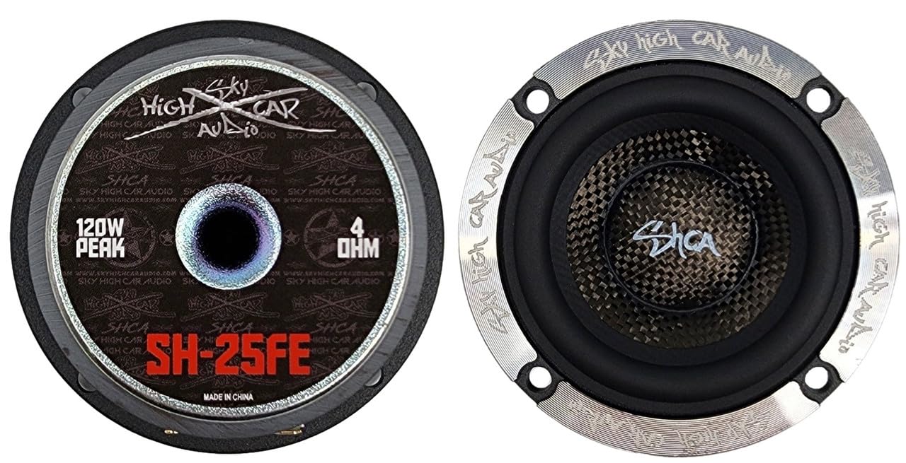 shuka ページ Amazon.com: Sky High Car Audio SH-25FE 2.5