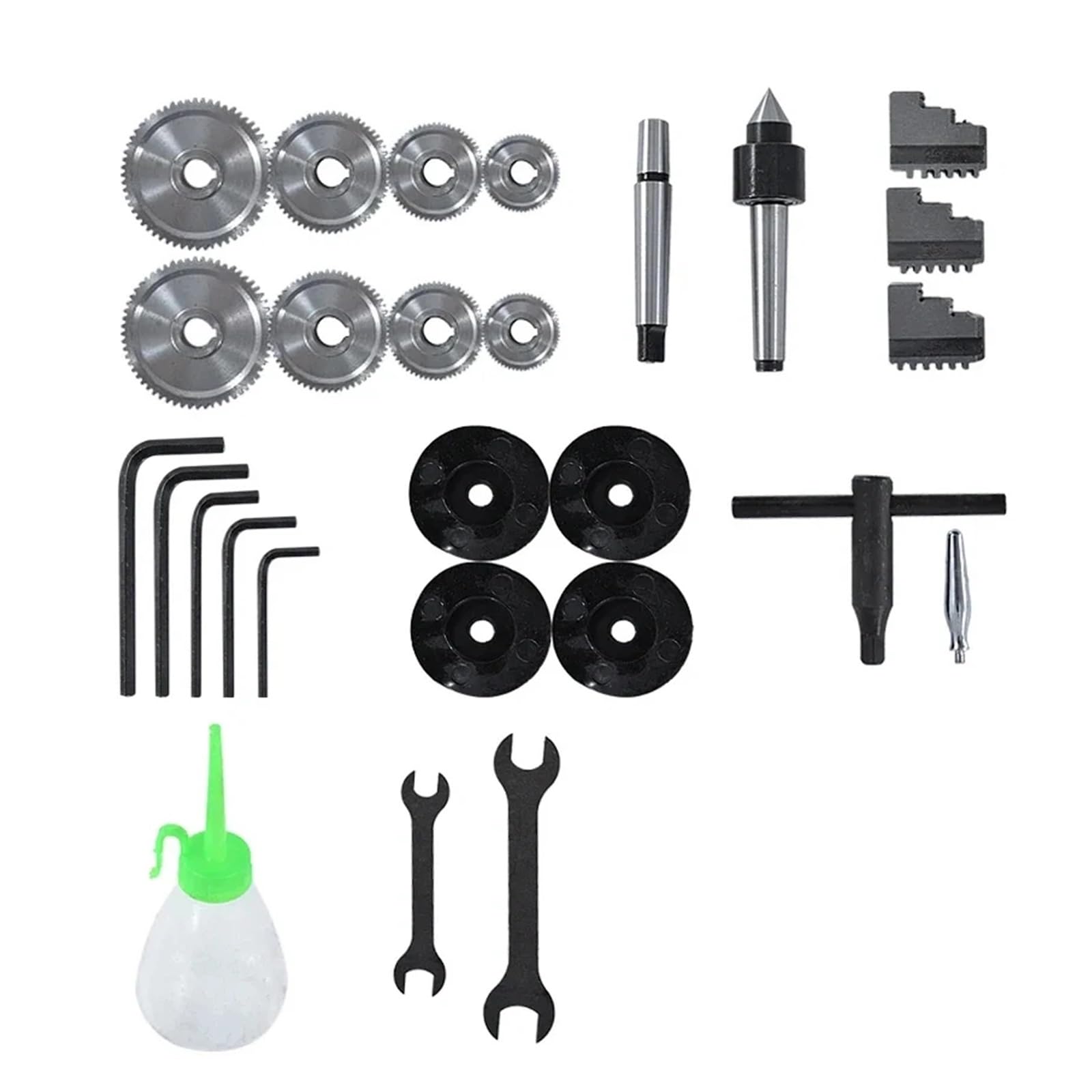 Miniaturowa Tokarka Stołowa Do Metalu, Narzędzie Do Domowego Użytku DIY, Mała Tokarka Ze Stali Nierdzewnej, Tokarka Do Obróbki Metalu Wysoka Precyzja, Stabilność, Niski Poziom HałAsu