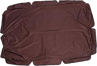 IWOWHERO Capa de balanço de jardim para cadeira suspensa capas de móveis ao ar livre capas de cadeira Oxford pano café ovo capa de cadeira de pátio capa de móveis de pátio