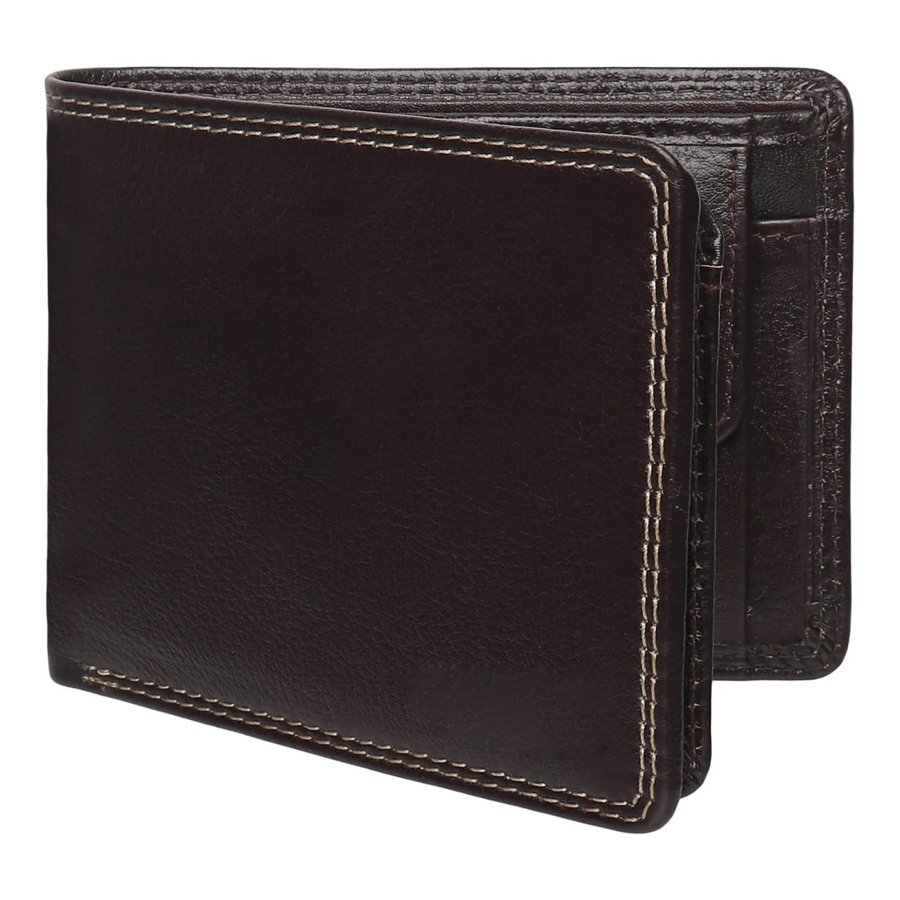 km turkish art KM Men Genuine Leahter Wallet RFID Hacking Protected (NDM Leather), with 10 Card Slot & Two compartments (Brown)-picture-35