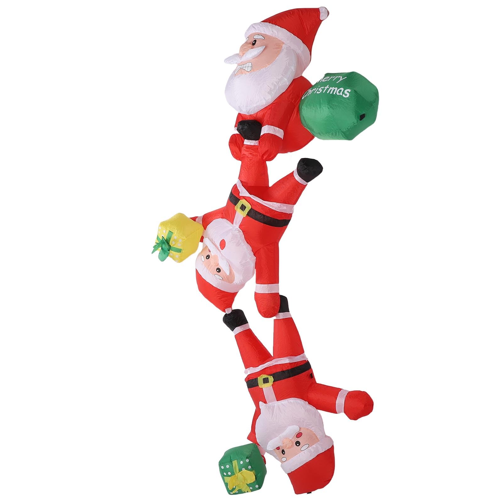 WINH Nadmuchiwany Ojciec Wspinaczkowy, Ojciec, IP44 Dowód Wodny Nadmuchiwany Xmas do Dekoracji ściany (wtyczka UE 220-240v)