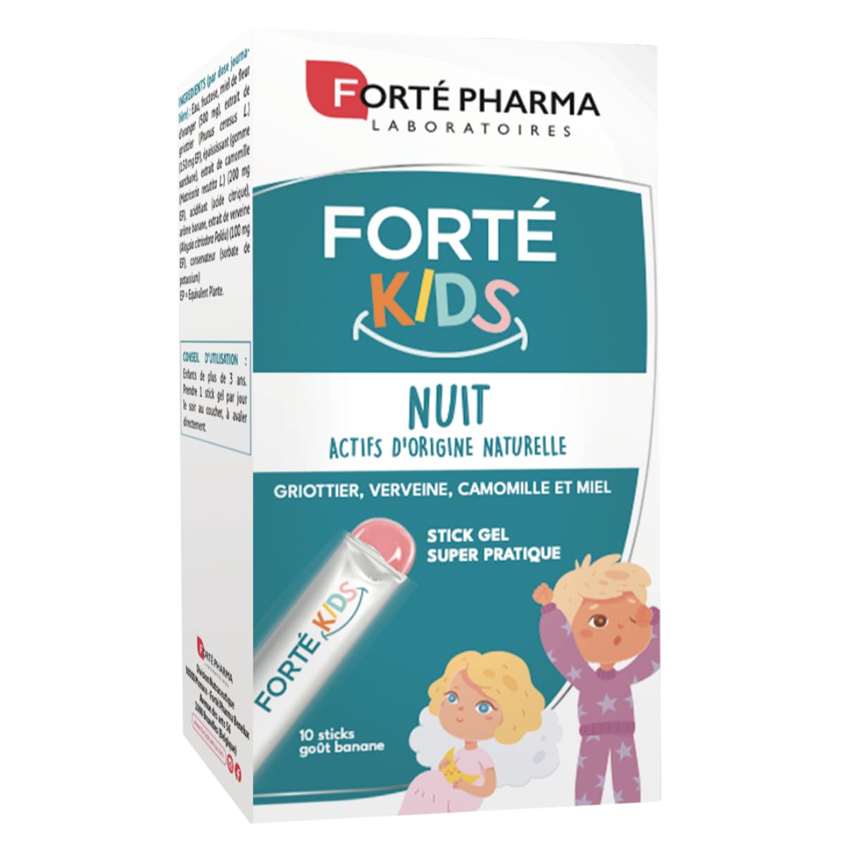 Forté Pharma Sommeil enfant Forté Kids Nuit dès 3 ans 10 sticks gel