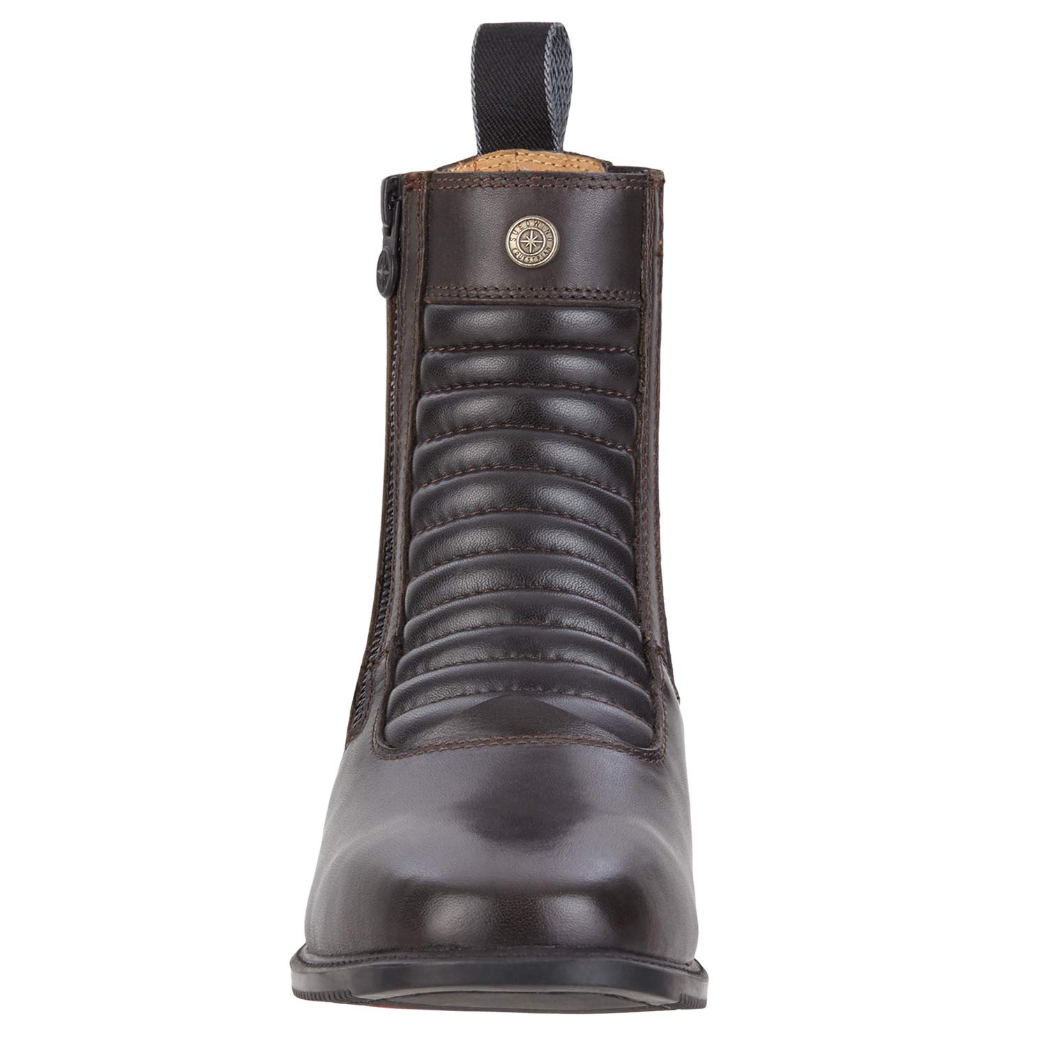 Reit-Stiefelette »LEGACY SZ MILANO« aus weichem Rindsleder | Designt in Italien | Reit-Schlupf-Schuh mit ULTIMA-RS Gummisohle | Komforteinlegsohle | Reißverschluss seitlich | Schwarz, Braun