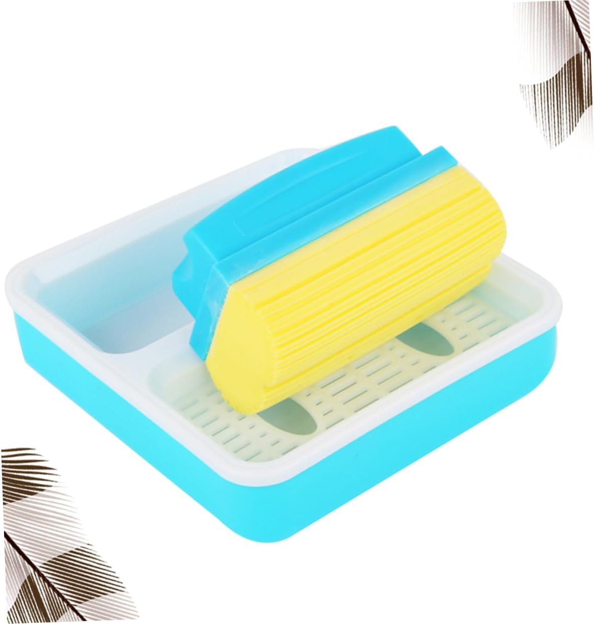 VILLCASE Whiteboard Board Wipe Eraser Cleaner for Chalkboard Erasers for Boards Compact Cleaning Box