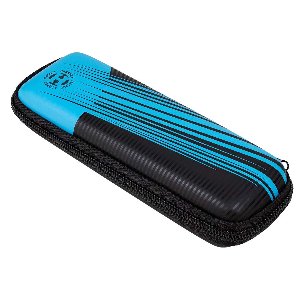 Harrows Blaze Fire Pro 3 Darts Case/Wallet - Holds 3 Darts Fully Assembled Plus Accessories (Aqua)