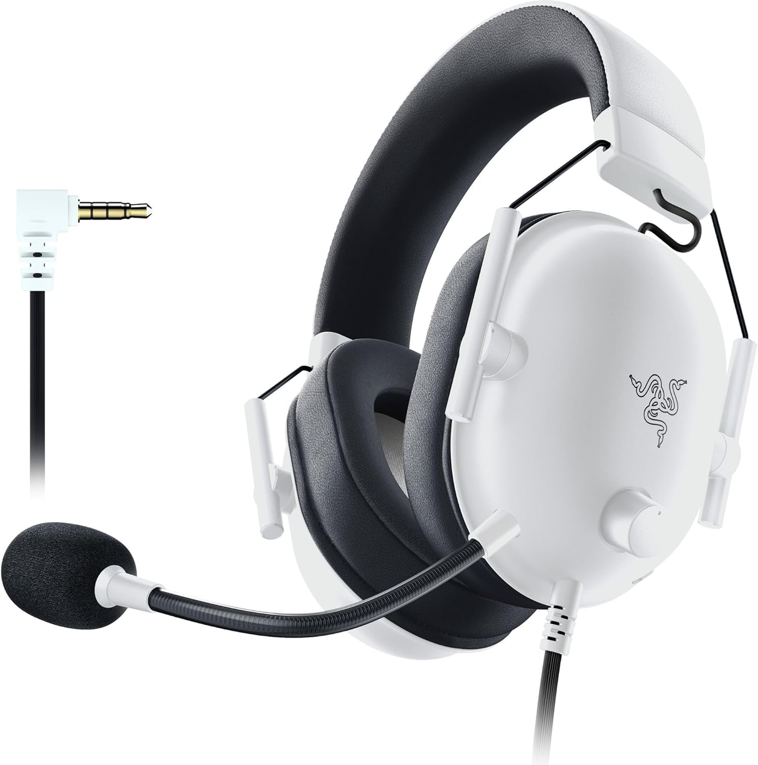 Razer BlackShark V2 X - Cuffie da Gioco Esports Cablate Multipiattaperma (Driver TriForce da 50 mm, Microfono cardioide HyperClear, Audio Surround 7.1) Bianco