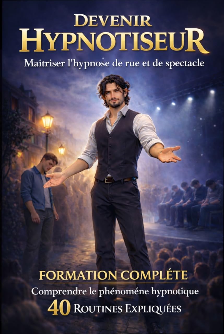 Devenir hypnotiseur avec la méthode complète d'hypnose de rue