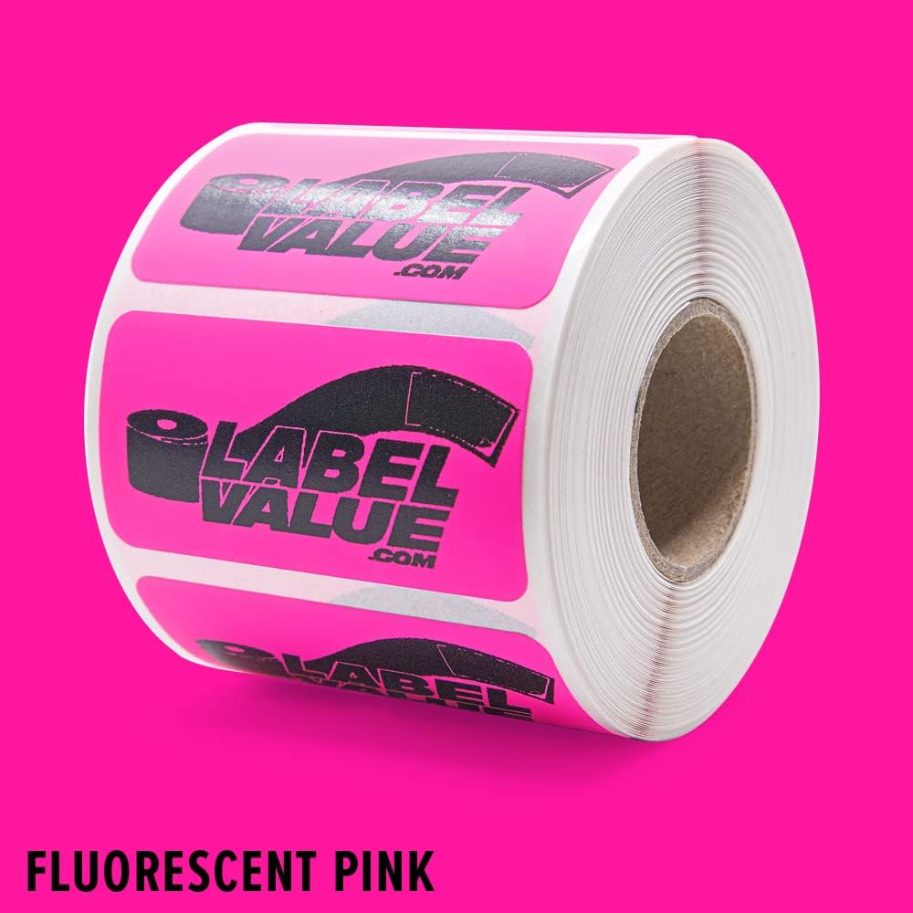 LabelValue.com | Custom Printed 2" x 1" Labels & Stickers, 1 Roll Per Pack