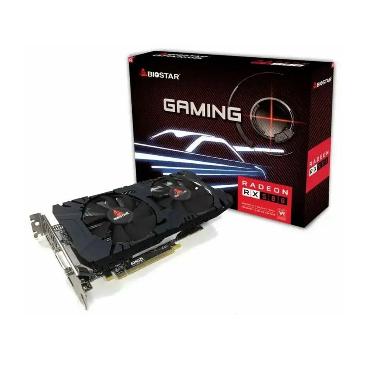 Biostar AMD Radeon RX 580 8GB 2048SP GDDR5 Graphics Card, 256-Bit PCIe 3.0 x16 Gaming GPU, DirectX 12 Video Card with HDMI/DVI/DisplayPort, Multi-Monitor Support, 4K Desktop Gaming Graphics Card-image-10