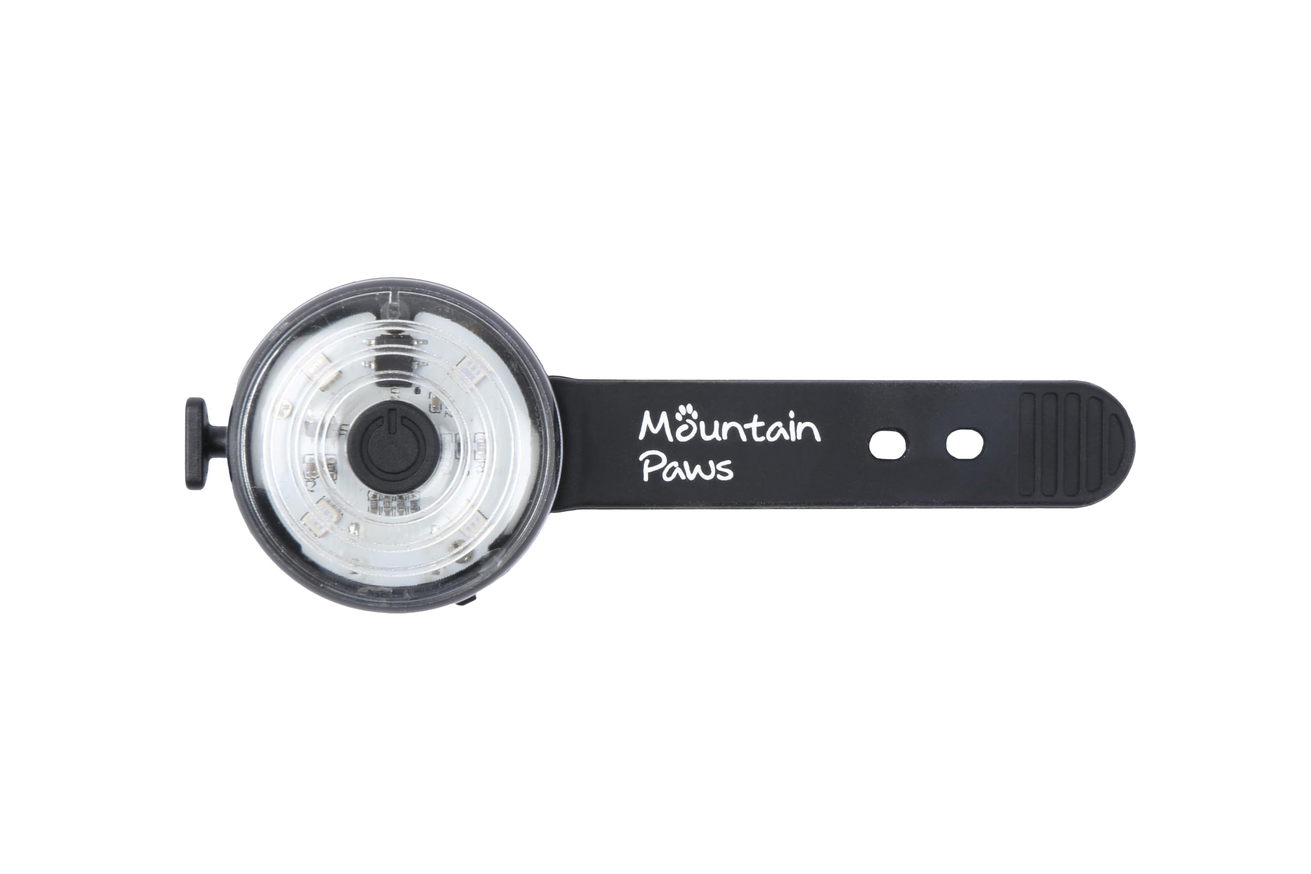 Mountain Paws Rechargeable Dog Collar Safety Light, 4 Colour Modes & Flashing for Increased Visibility & Night Walking
