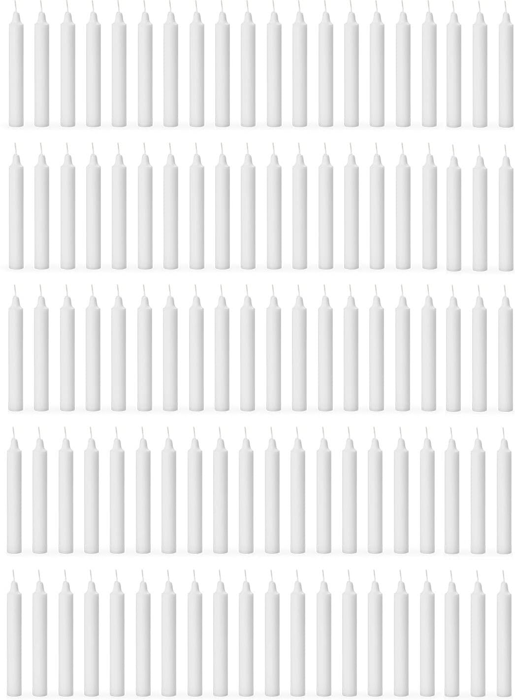 generic Plain Stick Candles for Home Decor, Birthday, Diwali, Party Candle (White, Pack of 100)_419-picture-7