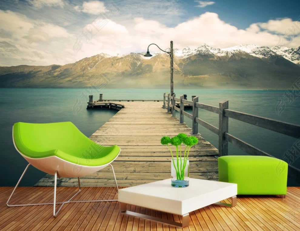 Papier peint intissé paysage de bord de mer poster géant mural salon chambre 150x105