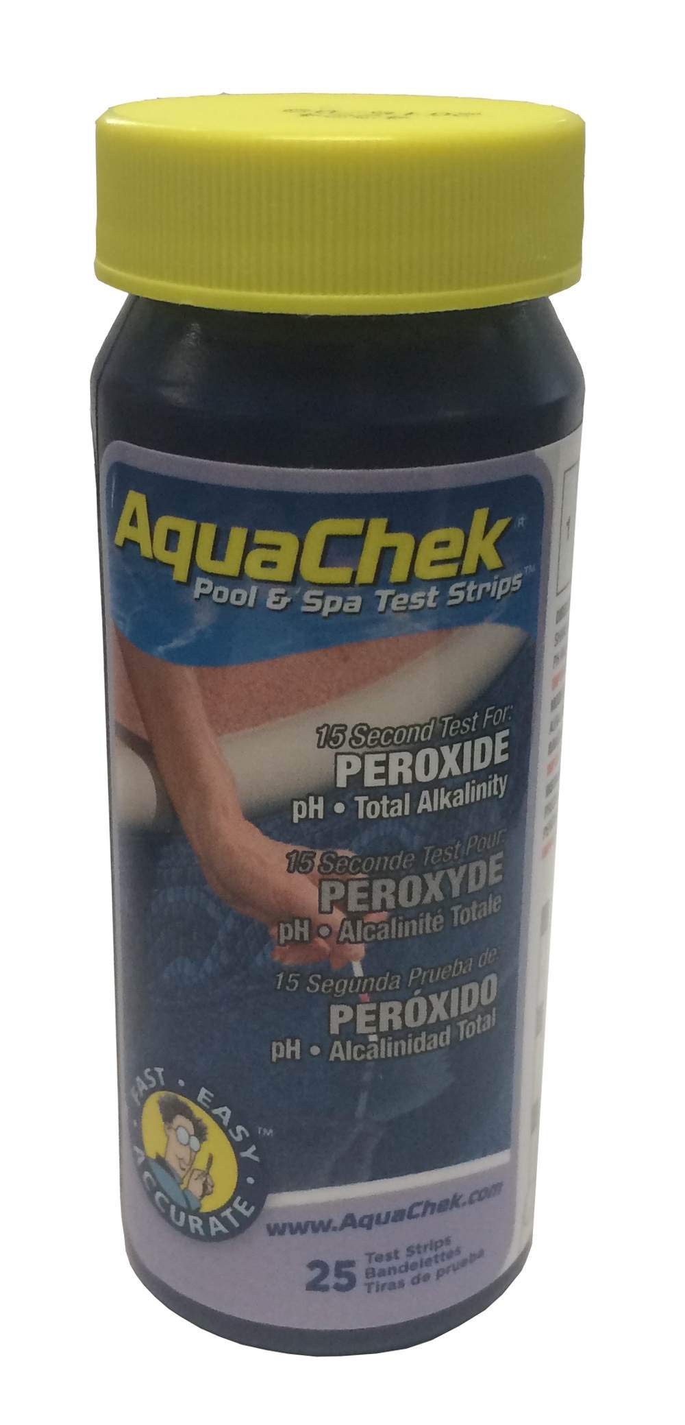 Aquachek 562249 piscina Spa peróxido alcalinidad tiras de prueba de pH – 50 tiras
